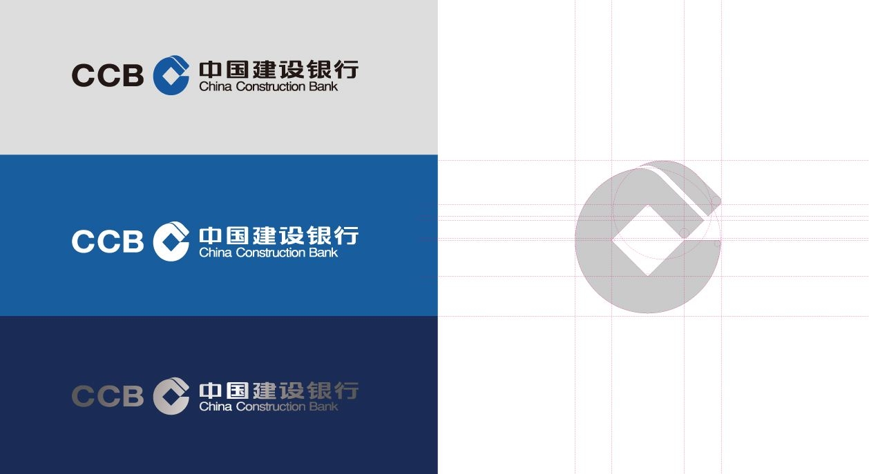中國建設銀行vi設計案例